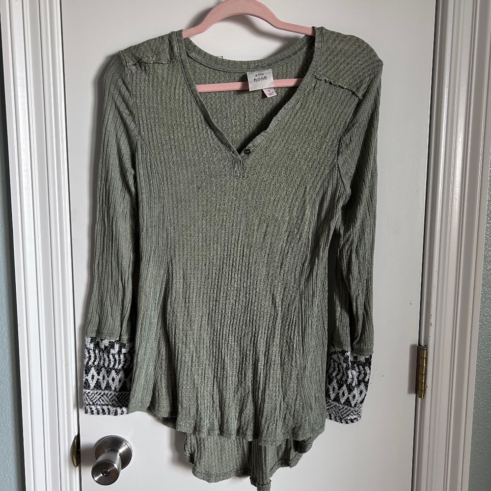 Sage green tunic